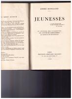 Jeunesses d'André Monglond - Ed. Bernard Grasset 1933, Boeken, Ophalen of Verzenden, Gelezen, André Monglond