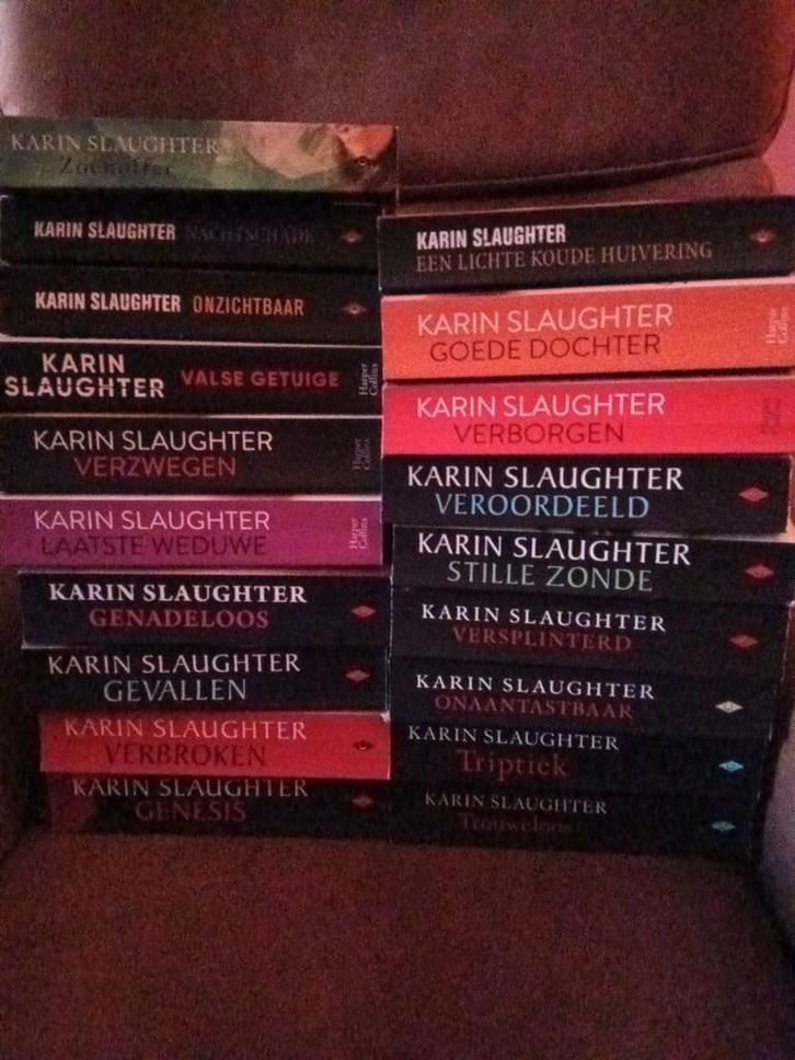 20 boeken van Karin Slaughter, Boeken, Thrillers, Gelezen, België, Ophalen