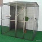 Volière perroquet 2x2x2 m cage perroquet ara cacatoes XXL, Verzenden, Nieuw, Metaal, Volière
