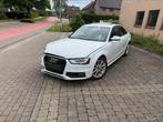 Audi a4 2.0 tfsi S line 2015 facelift, Auto's, Audi, Bluetooth, Zwart, A4, Wit