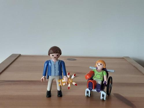PLaymobil kind in rolstoel - compleet, Kinderen en Baby's, Speelgoed | Playmobil, Zo goed als nieuw, Complete set, Ophalen of Verzenden