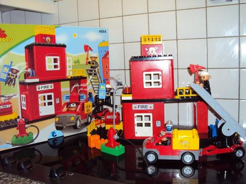 duplo 4664 Fire Station*Brandweerkazerne* VOLLEDIG*, Kinderen en Baby's, Speelgoed | Duplo en Lego, Duplo, Ophalen of Verzenden