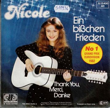 Vinyl, 7"   -   Nicole   – Ein Bißchen Frieden beschikbaar voor biedingen