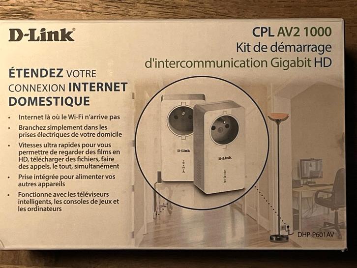 Rerouter D-Link CPL AV2 1000, Informatique & Logiciels, Routeurs & Modems, Neuf, Routeur, Enlèvement