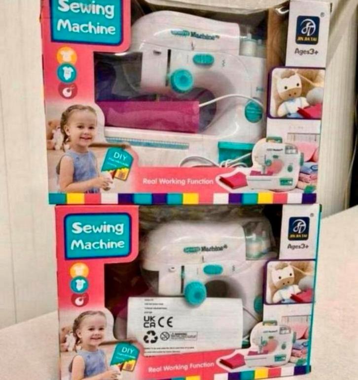 Naaimachine naai-machine kinderen 6+ echt leren naaien Set, Kinderen en Baby's, Speelgoed | Educatief en Creatief, Nieuw, Knutselen