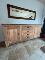 Massief eikenhouten dressoir en tafel, Huis en Inrichting, Ophalen, Gebruikt, Eikenhout