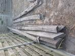 Lot oude eiken balken, Doe-het-zelf en Bouw, Ophalen, Gebruikt, Eiken, Balk