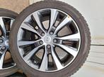 Hyundai 17” velgen + 225/45 R17 Yokohama winterbanden, Auto-onderdelen, Banden en Velgen, Ophalen, Velg(en), 17 inch, Winterbanden
