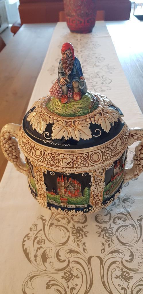 Mooie sierpot mer verschillend afbeldingen, Antiek en Kunst, Curiosa en Brocante, Ophalen of Verzenden