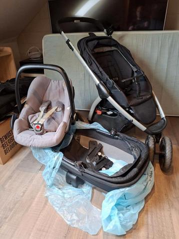 maxi cosy buggy met draagmand en maxi cosy veel accessoires, Kinderen en Baby's, Ophalen, Gebruikt
