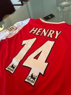 Arsenal 2001/2002 Kampioenen Shirt – Henry #14 (Long Sleeve), Maat M, Verzenden, Shirt
