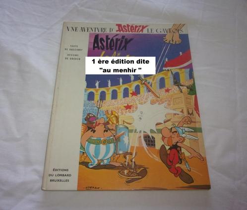 bd Astérix 4 gladiateur 1re édition dite "au menhir", Boeken, Stripverhalen, Ophalen