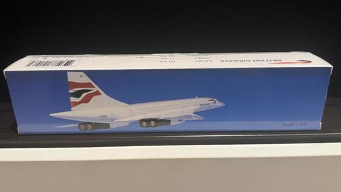 Concorde British Airways schaal 1:250, Verzamelen, Luchtvaart en Vliegtuigspotten, Zo goed als nieuw, Schaalmodel, Ophalen