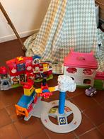 Fisher Price Little People - Lot Ferme Maison Aéroport, Kinderen en Baby's, Zo goed als nieuw