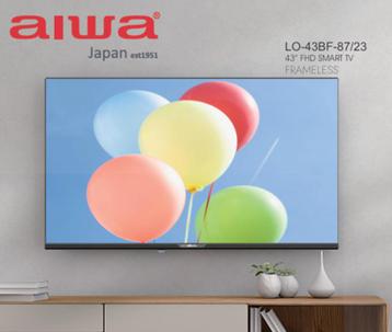 NIEUWE Aiwa smart tv's 43" inch : 249 € - 65" inch : 499 € 