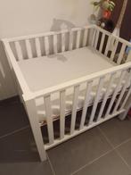 Wit park met matras en hoezen, Kinderen en Baby's, Babyparken, Ophalen, Rechthoekig, In hoogte verstelbaar