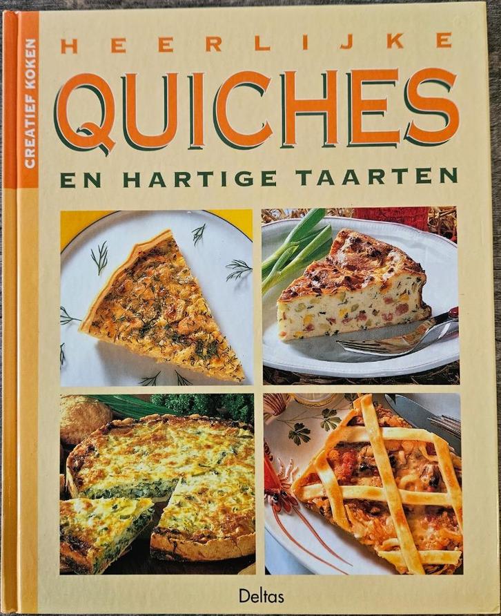 Heerlijke quiches en hartige taarten - Creatief koken 1997, Boeken, Kookboeken, Zo goed als nieuw, Voorgerechten en Soepen, Hoofdgerechten