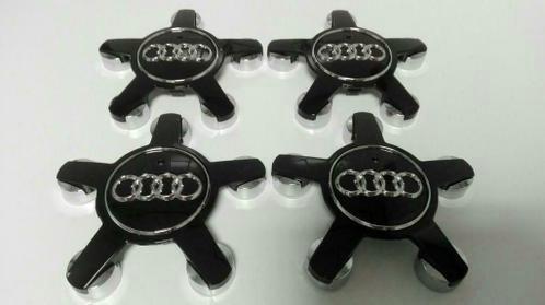 Audi naafdoppen A3/A4/A5/A6/Q3/Q5... 5 ster center caps, Auto-onderdelen, Overige Auto-onderdelen, Audi, Nieuw, Ophalen of Verzenden
