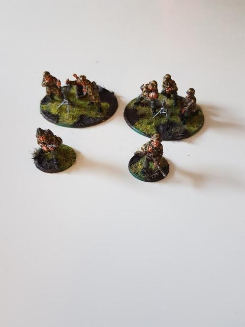 warlord bolt action: german medium mortar team + spotter, Hobby en Vrije tijd, Wargaming, Zo goed als nieuw, Ophalen of Verzenden