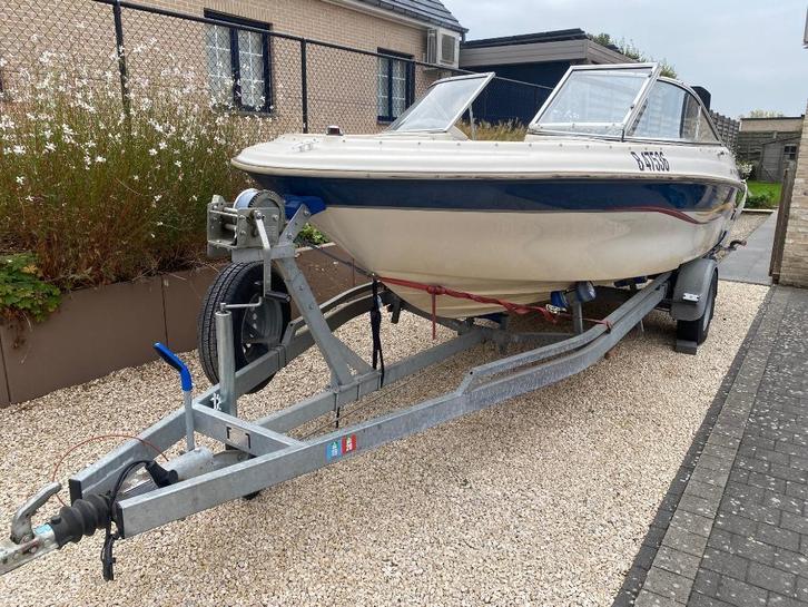 Bayliner Capri 1850 bj 2000, Watersport en Boten, Motorboten en Motorjachten, Gebruikt, Overige materialen, Tot 6 meter, Benzine