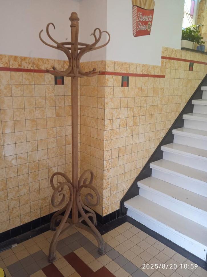Grote houten kapstok Oostenrijk Fischel Thonet? Begin 1900, Antiek en Kunst, Antiek | Overige Antiek, Ophalen