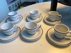 6 koffietasjes + bordjes NIEUW, Antiek en Kunst, Antiek | Servies compleet, Ophalen