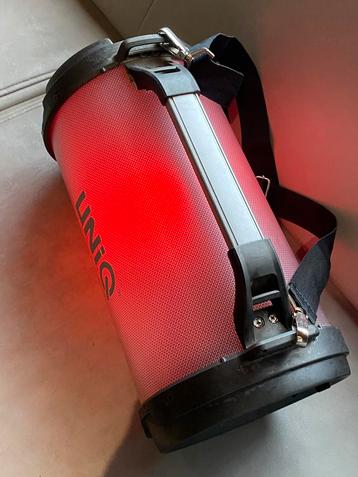 Haut-parleur Bluetooth UNIQ Tone karaoké lumière microphone, Enlèvement, Utilisé, Autres types
