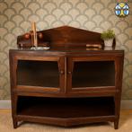 Antieke Art Deco Amsterdamse School Dressoir (coromandel), Huis en Inrichting, 100 tot 150 cm, Kersenhout, Ophalen of Verzenden