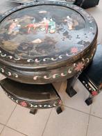 Prachtig Chinees tafeltje met vier stoeltjes., Antiek en Kunst, Ophalen