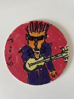 Origineel Amstel-bierkaartje getekend door Herman Brood, Antiek en Kunst, Kunst | Tekeningen en Fotografie, Ophalen of Verzenden