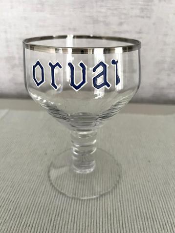 Orval bierglas, zeer oud, met emaille gotische letters. beschikbaar voor biedingen