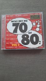 2CD WAS HET NU 70 OF 80 volume 2, Cd's en Dvd's, Cd's | Verzamelalbums, Ophalen of Verzenden, Zo goed als nieuw, Pop