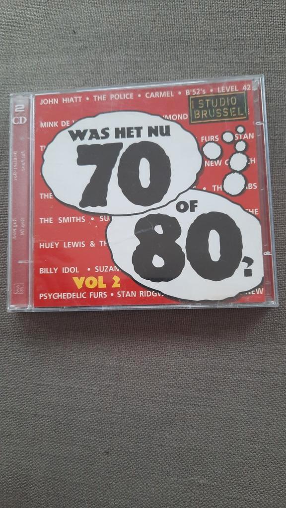 2CD WAS HET NU 70 OF 80 volume 2, Cd's en Dvd's, Cd's | Verzamelalbums, Zo goed als nieuw, Pop, Ophalen of Verzenden