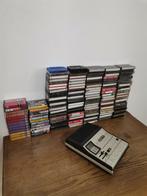 143 cassettes audio + Lecteur audio, Originale, 26 cassettes audio ou plus, Utilisé, Enlèvement ou Envoi