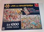 2x1000 Van Haasteren puzzels + ovenwand, Comme neuf, Enlèvement ou Envoi