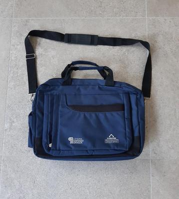 Nieuw! Blauwe laptoptas met schouderriem beschikbaar voor biedingen