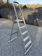 Tuinladder met 4 treden, Doe-het-zelf en Bouw, Ladders en Trappen, Ophalen, Gebruikt, Ladder, Opvouwbaar of Inschuifbaar