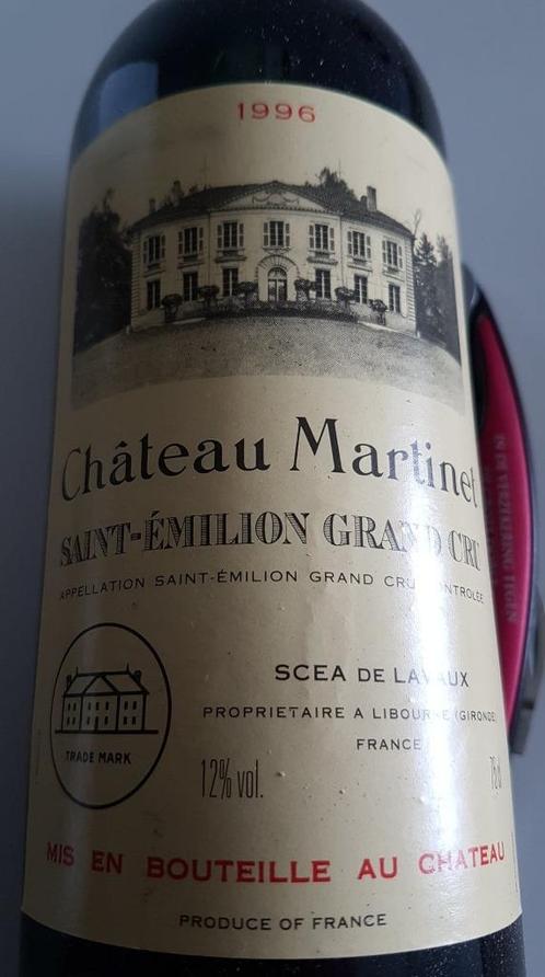 Saint Emilion grand cru 1996, Verzamelen, Wijnen, Nieuw, Rode wijn, Frankrijk, Vol, Ophalen of Verzenden