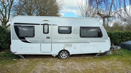 Knaus Sudwind Silver Selection 500EU, Caravans en Kamperen, Caravans, tot en met 4, 1000 - 1250 kg, Rondzit, Knaus, 2 aparte bedden