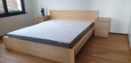 Lit malm 180x200 cm sommiers lonset ikea, Ophalen, Zo goed als nieuw