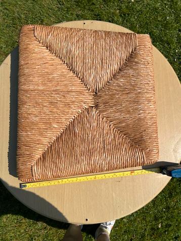 6 rieten pannenkoeken 36x44 ht 38 dikte 5 cm beschikbaar voor biedingen