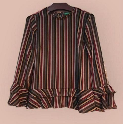 ✨️UNITED COLORS OF BENETTON Stijlvolle Blouse Maat XS/S✨️✨️, Kleding | Dames, Blouses en Tunieken, Zo goed als nieuw, Maat 36 (S)
