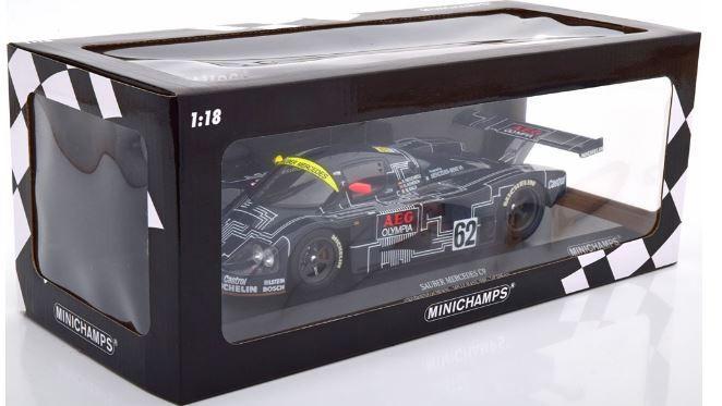 Sauber Mercedes C9- nr 62 - 24h LeMans 1988, Hobby en Vrije tijd, Modelauto's | 1:18, Nieuw, Auto, MiniChamps, Ophalen of Verzenden