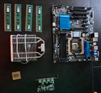 Volledig moederbord met cpu, Computers en Software, Ophalen, Zo goed als nieuw