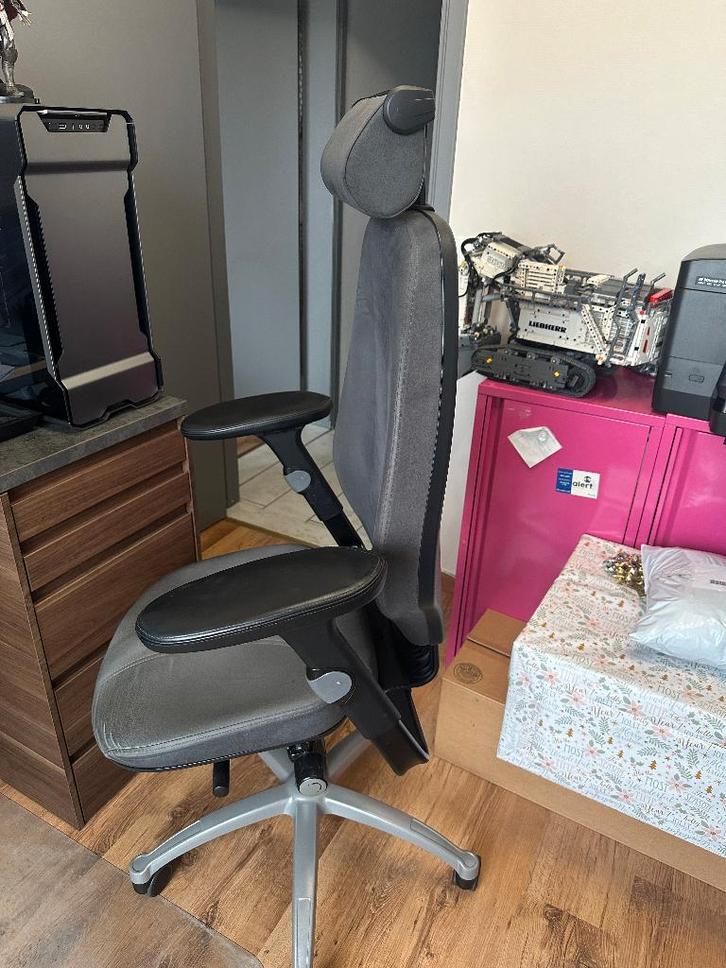 RH logic 400 ergonomische bureaustoel comfort, Maison & Meubles, Chaises de bureau, Utilisé, Chaise de bureau, Gris, Ergonomique