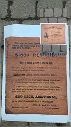 Set van 2 oude Amerikaanse documenten, Antiek en Kunst, Ophalen