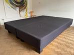 Boxspring 160x220 cm – degelijke kwaliteit – topstaat, Huis en Inrichting, Ophalen, Grijs, 160 cm, 220 cm