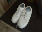 witte sneakers hoge zool maat 37.5, Kleding | Dames, Schoenen, Verzenden, Wit, Sneakers, Gedragen