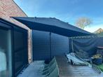 Parasol met voet 160kg, Tuin en Terras, Ophalen, Verstelbaar, 3 tot 4 meter, Zweefparasol