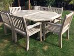 Tuintafel +6 stoelen , 395€ voor alles !, Tuin en Terras, Tuintafels, Ophalen, Zo goed als nieuw